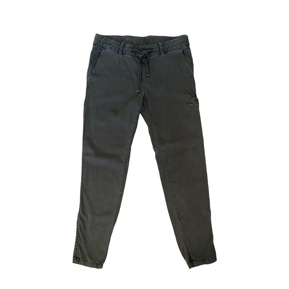 James Perse Women's Lightweight Drawstring Utility‎ Pant Green Sz 1 Minimalist